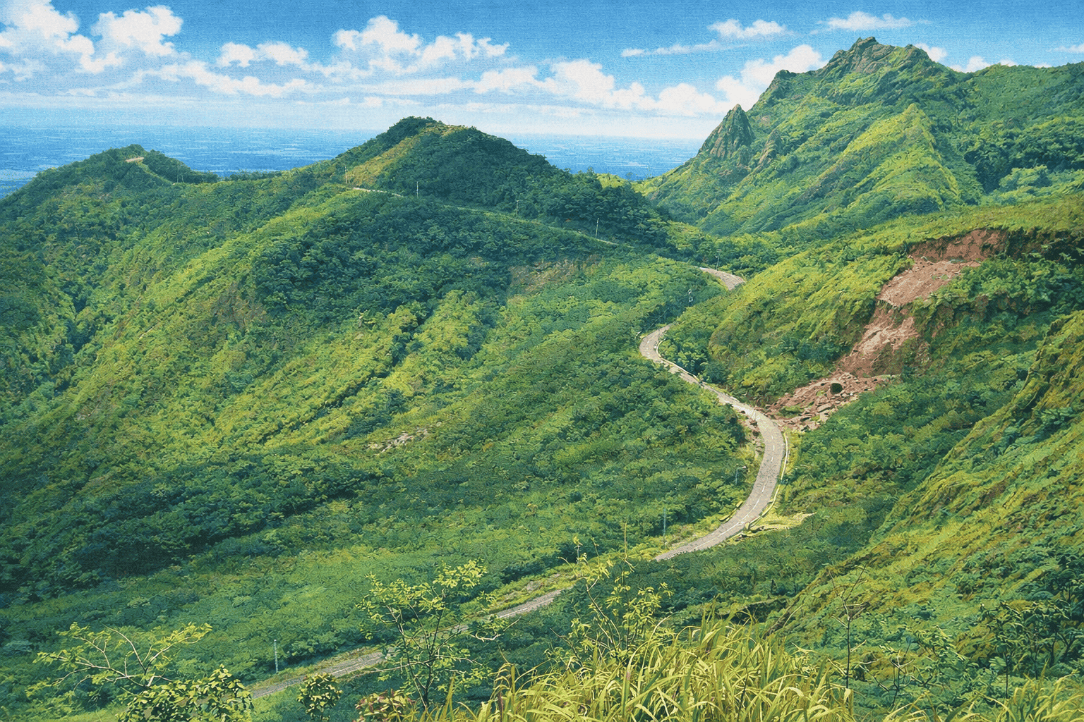 Pemandangan Desa Kebonrejo